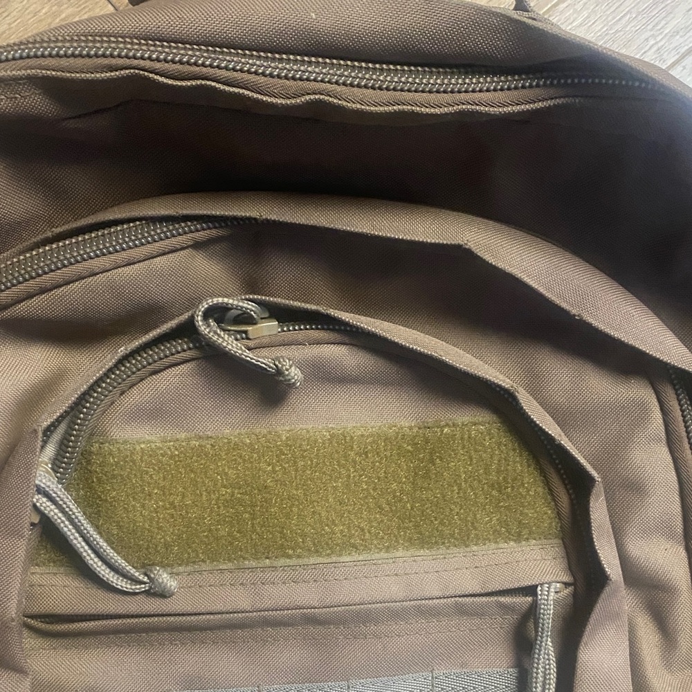 Tactical Brown Backpack Bug Out Gear Coyote Brown Bugout Bag View 2